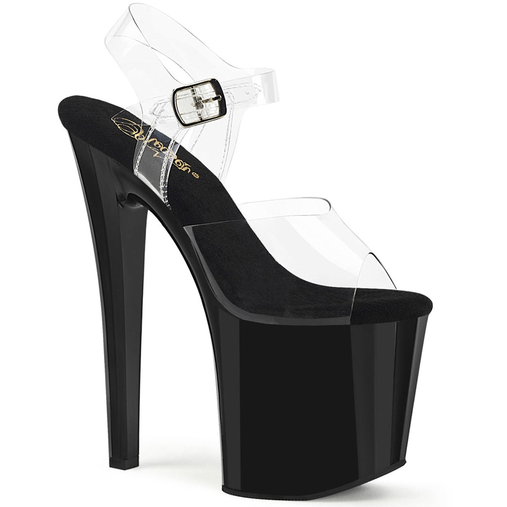 7 1/2" Heel, 3 1/2" Pf Ankle Strap Sandal Pleaser Pleaser ENCHANT/708