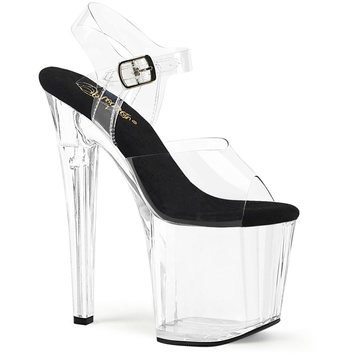 7 1/2" Heel, 3 1/2" Pf Ankle Strap Sandal Pleaser Pleaser ENCHANT/708