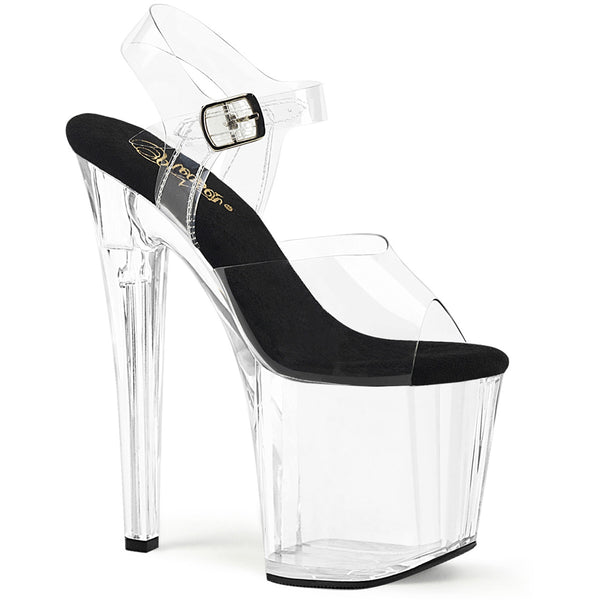 7 1/2" Heel, 3 1/2" Pf Ankle Strap Sandal Pleaser Pleaser ENCHANT/708