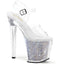 7 1/2" Heel, 3 1/2" Pf Ankle Strap Sandal W/Rs Inserts Pleaser Pleaser ENCHANT/708RSI