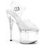 7" Heel, 3" Pf Ankle Strap Sandal Pleaser Pleaser ESTEEM/708