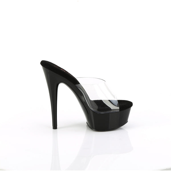 6" Heel, 1 3/4" Pf Comfort Width Slide Pleaser Pleaser EXCITE/601
