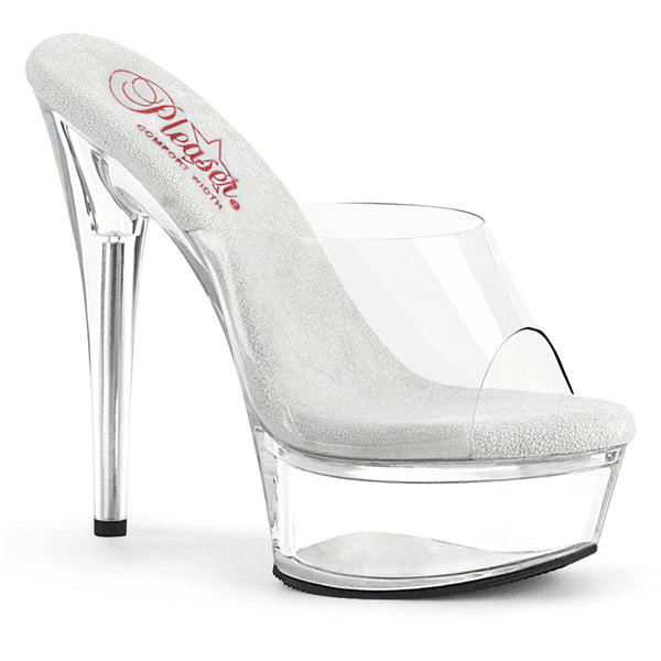6" Heel, 1 3/4" Pf Comfort Width Slide Pleaser Pleaser EXCITE/601