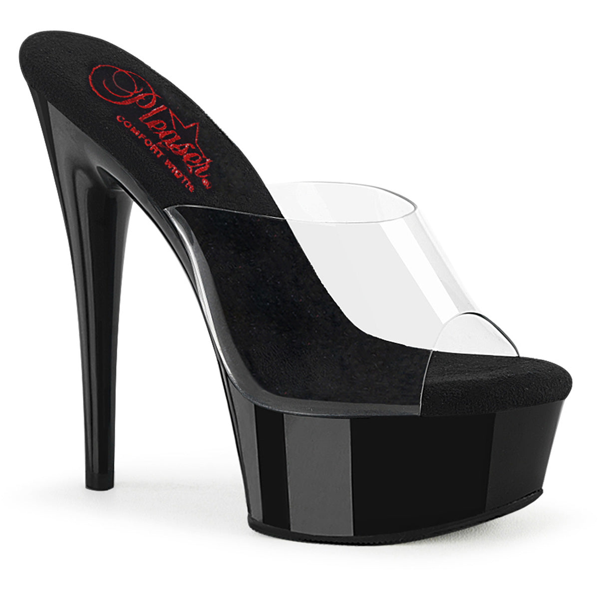 6" Heel, 1 3/4" Pf Comfort Width Slide Pleaser Pleaser EXCITE/601 Main image