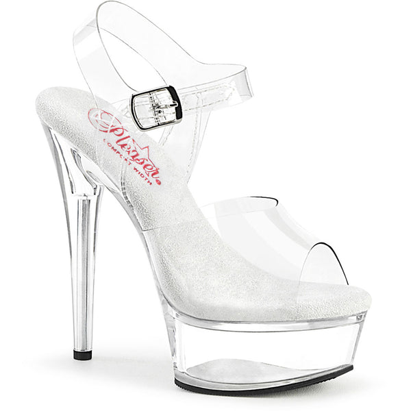 6" Heel, 1" Pf Ankle Strap Sandal Pleaser Pleaser EXCITE/608