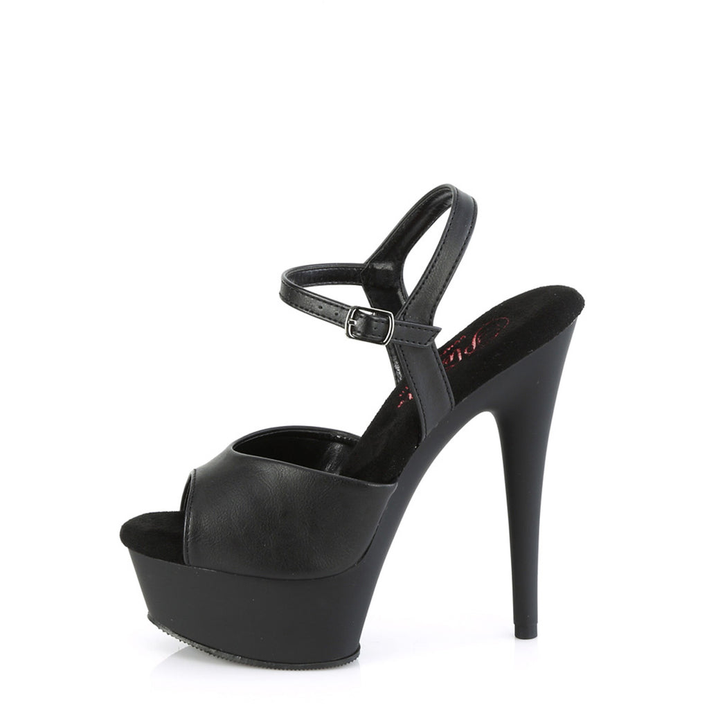 6" Heel, 1 3/4" Pf Comfort Width Ankle Strap Sandal Pleaser Pleaser EXCITE/609