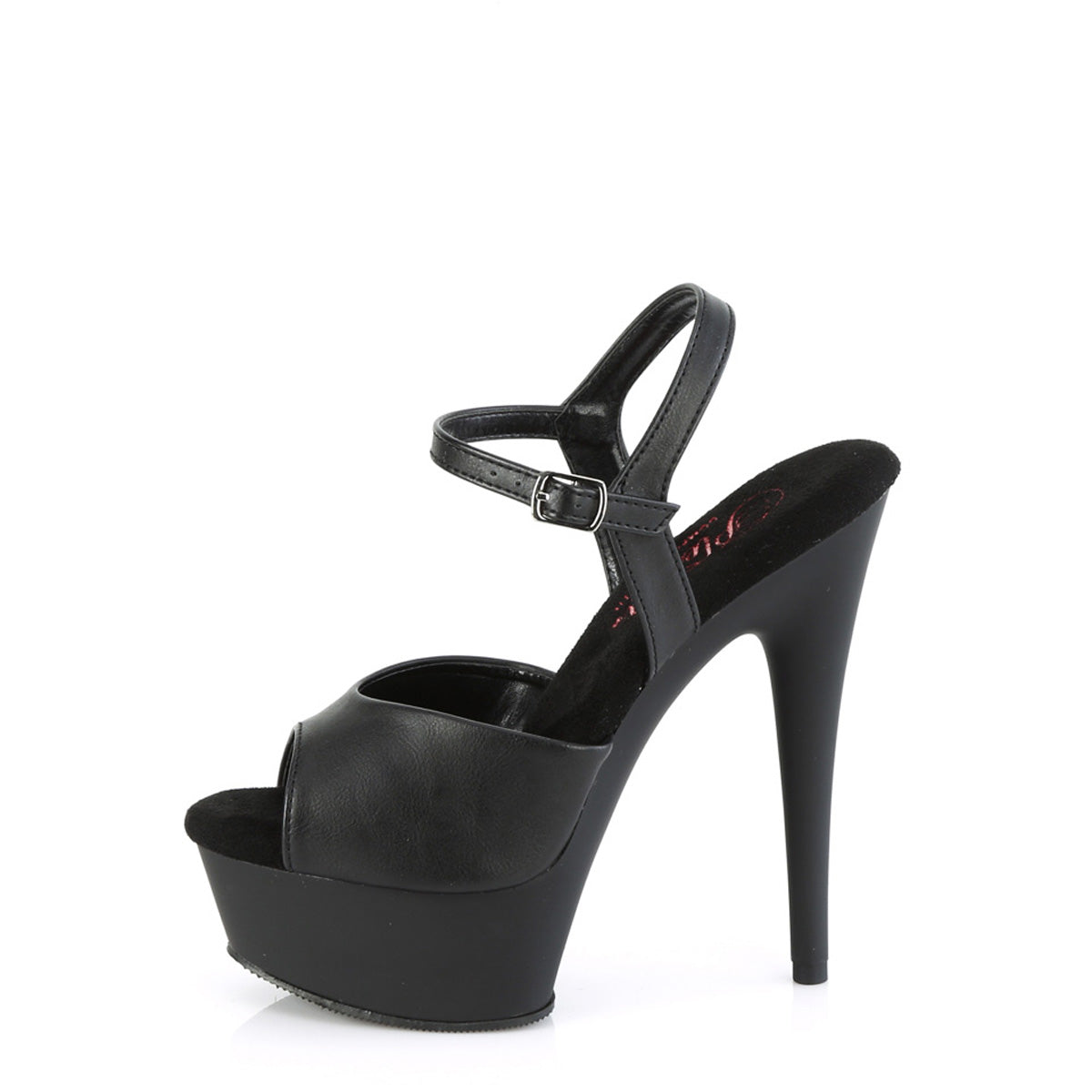 6" Heel, 1 3/4" Pf Comfort Width Ankle Strap Sandal Pleaser Pleaser EXCITE/609