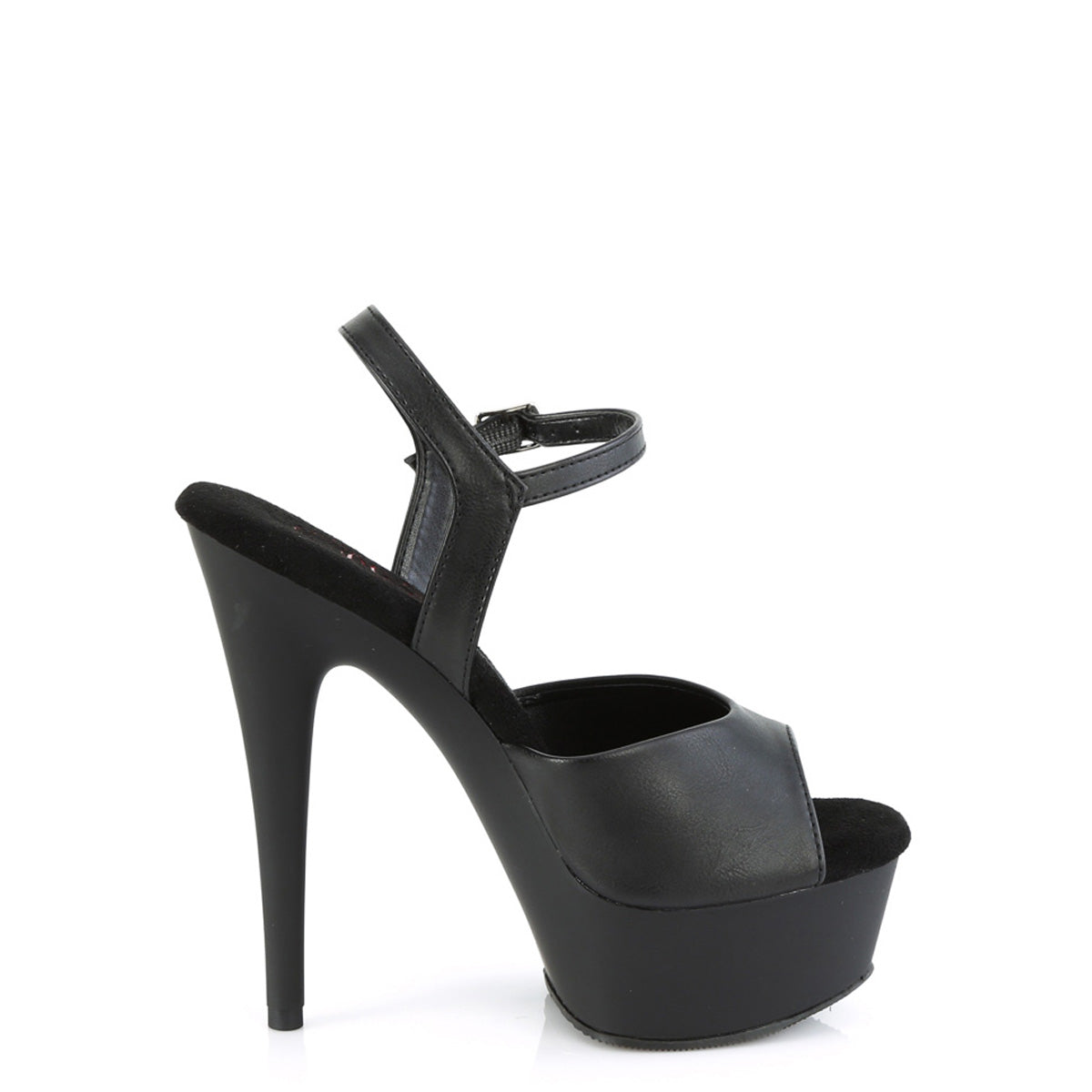 6" Heel, 1 3/4" Pf Comfort Width Ankle Strap Sandal Pleaser Pleaser EXCITE/609