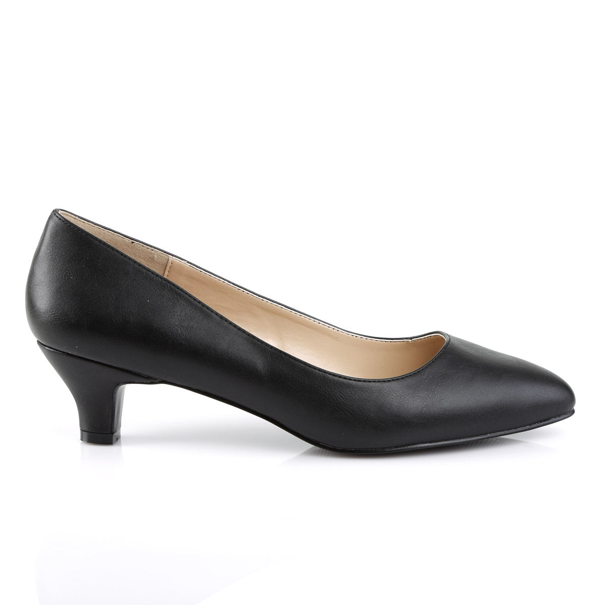 Classic Casual Pointed Toe Pumps Block High Heels Shoes Pleaser Pleaser Pink Label FAB/420W