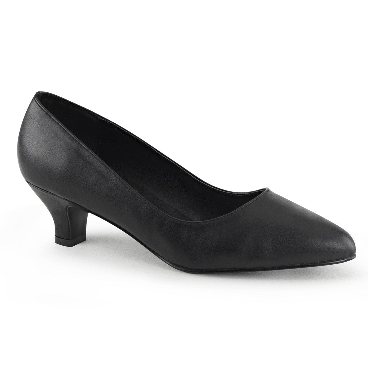 Classic Casual Pointed Toe Pumps Block High Heels Shoes Pleaser Pleaser Pink Label FAB/420W Main image