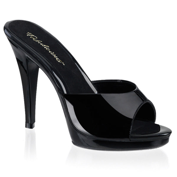 Sexy Peep Toe Platform Stiletto Slide Mules High Heels Shoes Pleaser Fabulicious FLAIR/401/2
