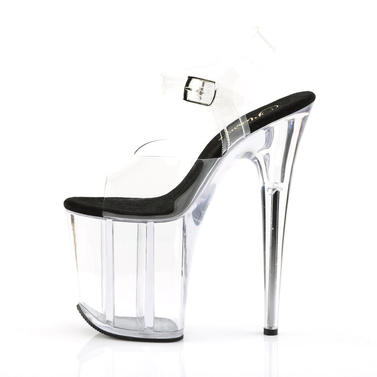 8" Heel, 4" Pf Ankle Strap Sandal Pleaser Pleaser FLAMINGO/808
