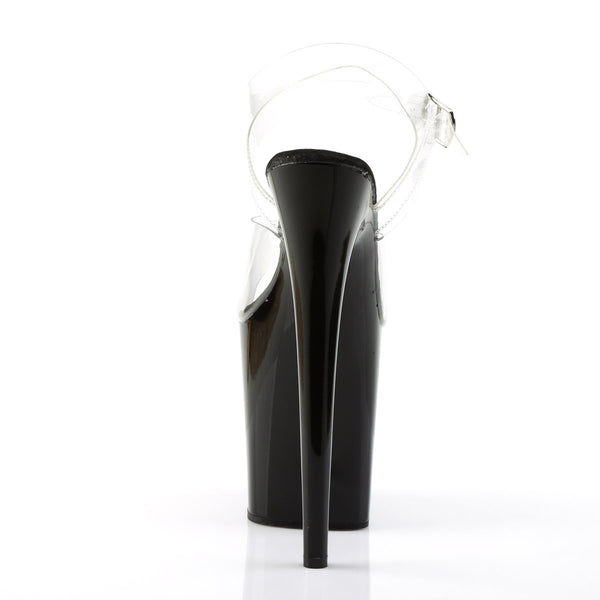 8" Heel, 4" PF Ankle Strap Sandal Pleaser Pleaser FLAMINGO/808