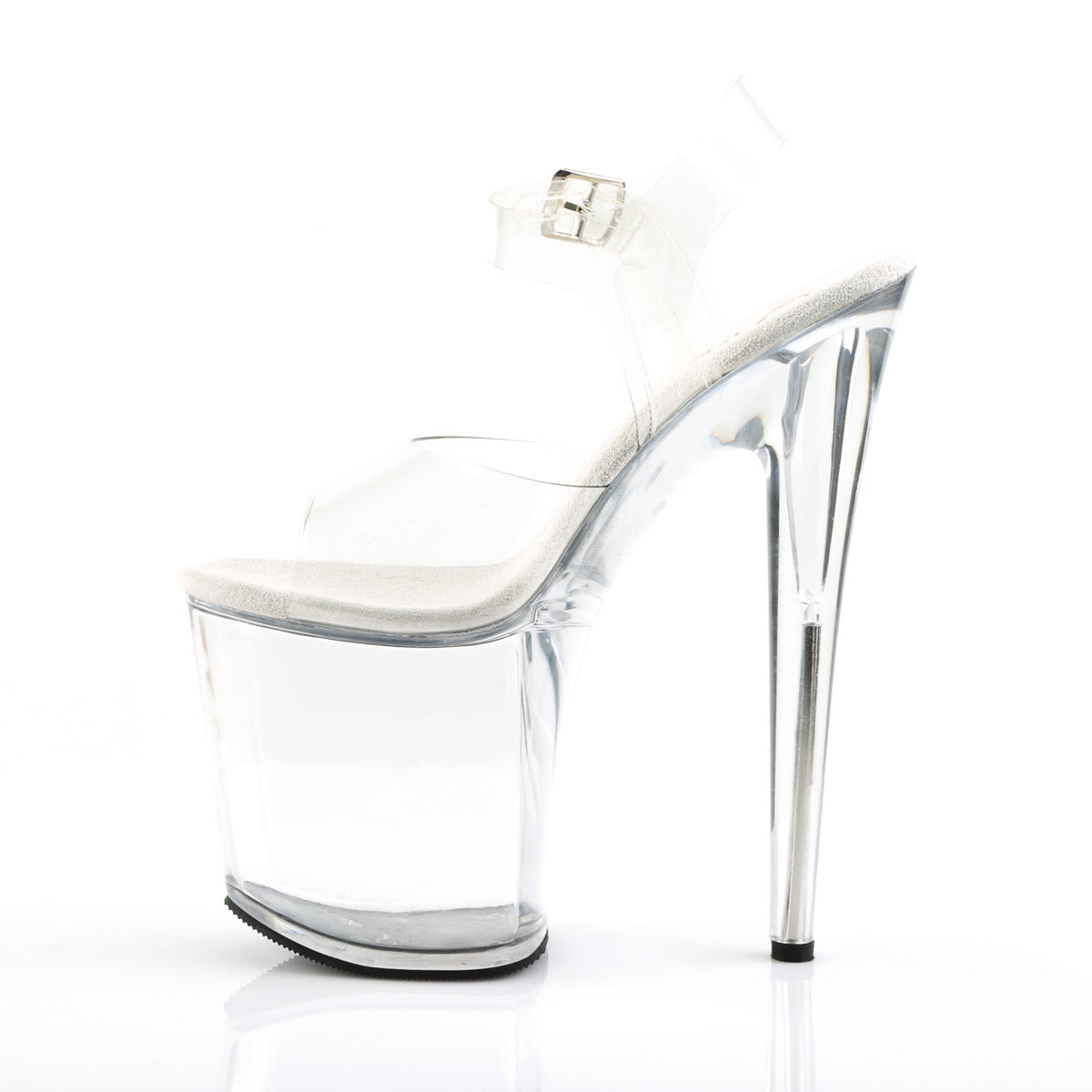 8" Heel Ankle Strap Platform Sandal Pleaser Pleaser FLAMINGO/808