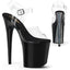 8" Heel, 4" Pf Ankle Strap Sandal Pleaser  FLAM808CRS-2/C/B-SRS