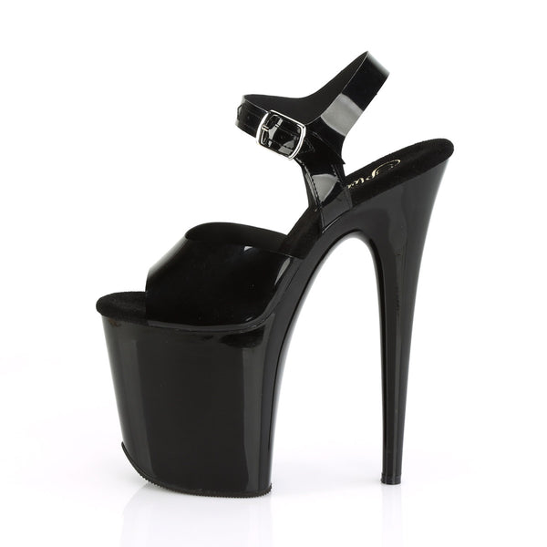 8" Heel, 4" Pf Ankle Strap Sandal Pleaser Pleaser FLAMINGO/808N