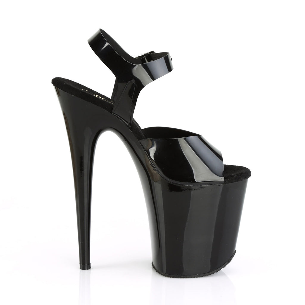 8" Heel, 4" Pf Ankle Strap Sandal Pleaser Pleaser FLAMINGO/808N