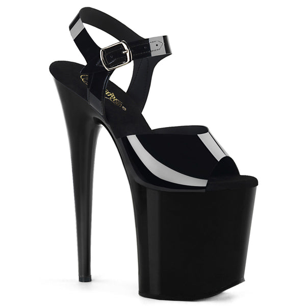 8" Heel, 4" Pf Ankle Strap Sandal Pleaser Pleaser FLAMINGO/808N