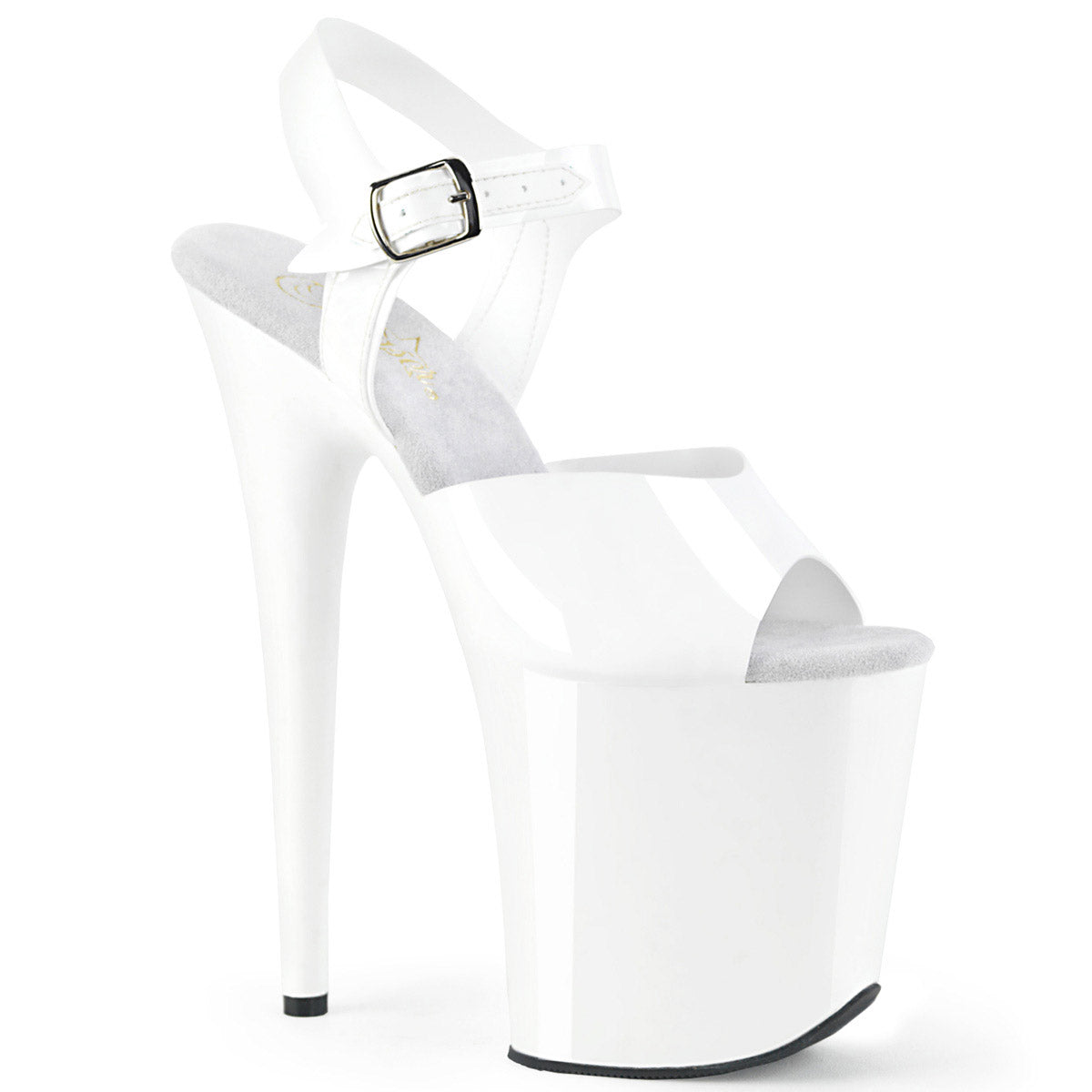 8" Heel, 4" Pf Ankle Strap Sandal Pleaser Pleaser FLAMINGO/808N