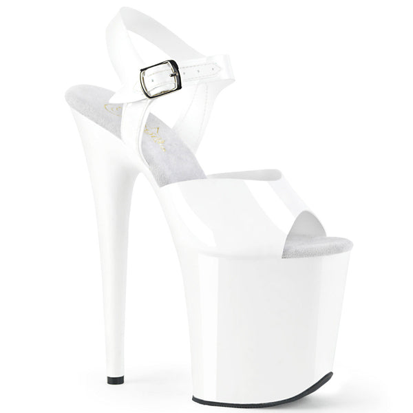 8" Heel, 4" Pf Ankle Strap Sandal Pleaser Pleaser FLAMINGO/808N