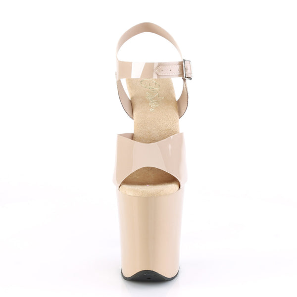 8" Heel, 4" Pf Ankle Strap Sandal Pleaser Pleaser FLAMINGO/808N