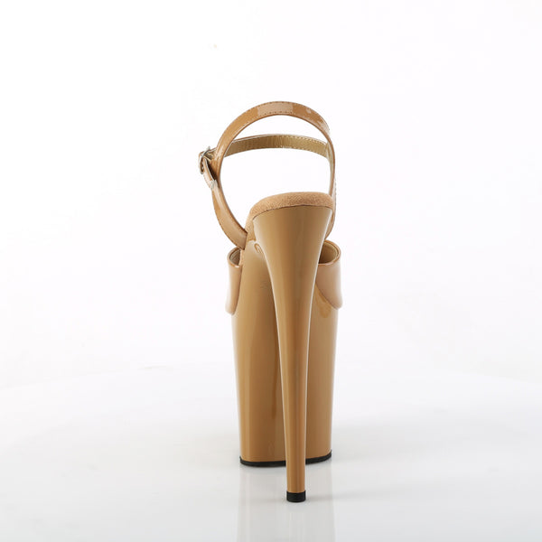 8" Heel, 4" Pf Ankle Strap Sandal Pleaser  FLAM809/TF/M
