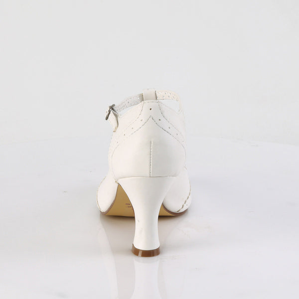 Casual Elegant T-Strap Cap Toe Pump Buckle Sandals High Heels Shoes Pleaser Pin Up Couture FLAPPER/26