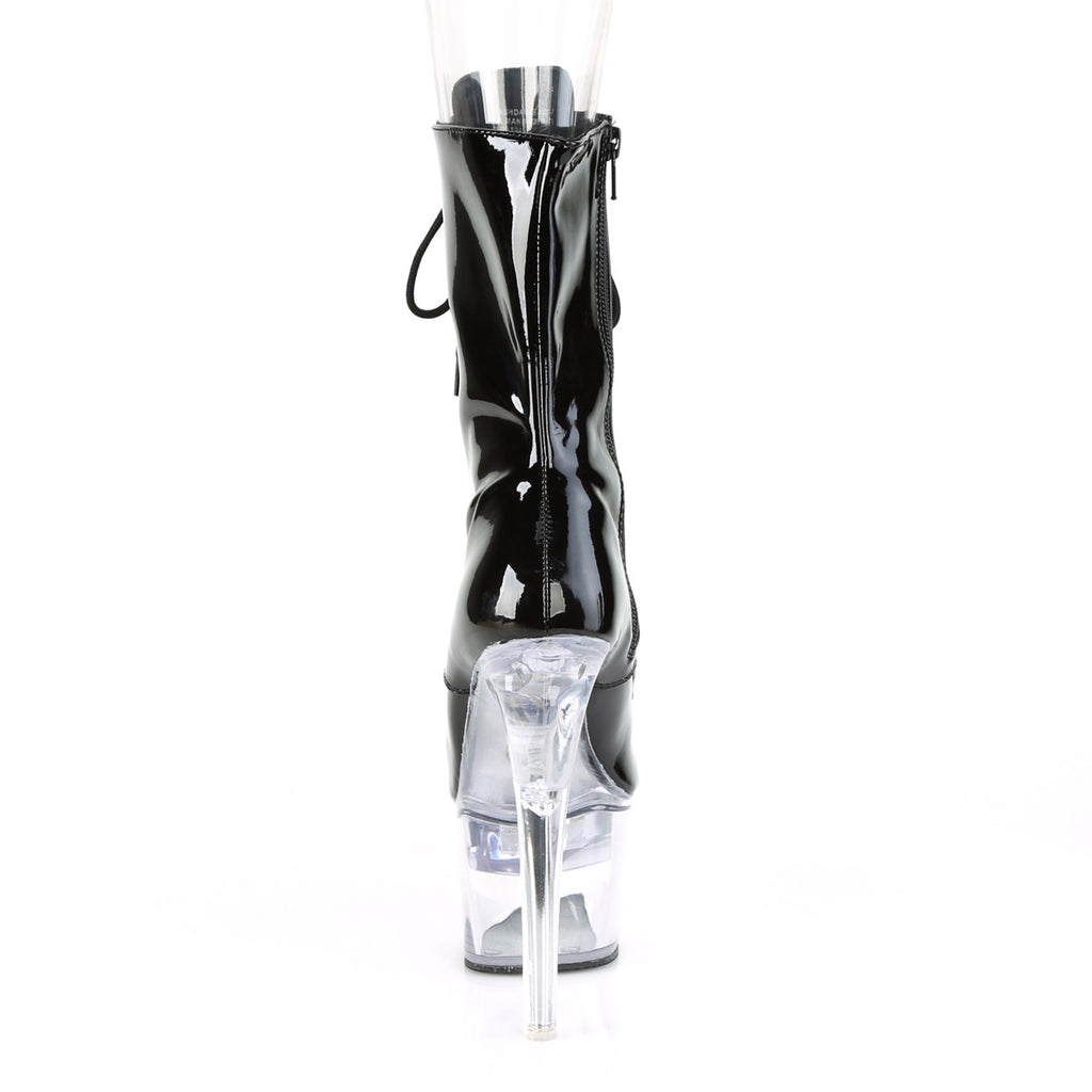 7" Heel, 2 3/4" PF LED Illuminated Ankle Boot, Side Zip Pleaser Pleaser FLASHDANCE/1020/7