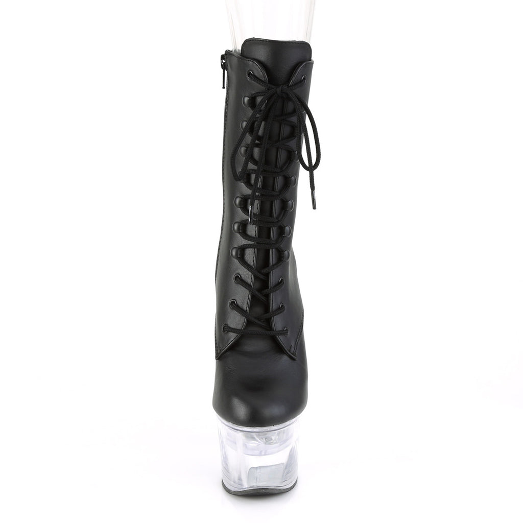 7" Heel, 2 3/4" PF LED Illuminated Ankle Boot, Side Zip Pleaser Pleaser FLASHDANCE/1020/7
