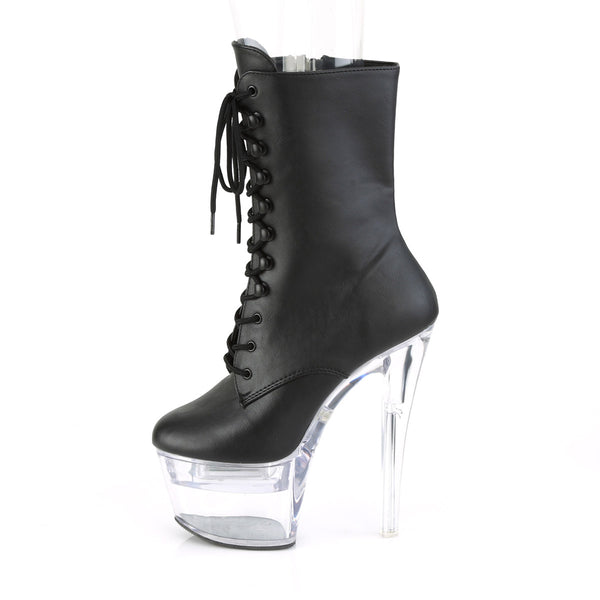 7" Heel, 2 3/4" PF LED Illuminated Ankle Boot, Side Zip Pleaser Pleaser FLASHDANCE/1020/7