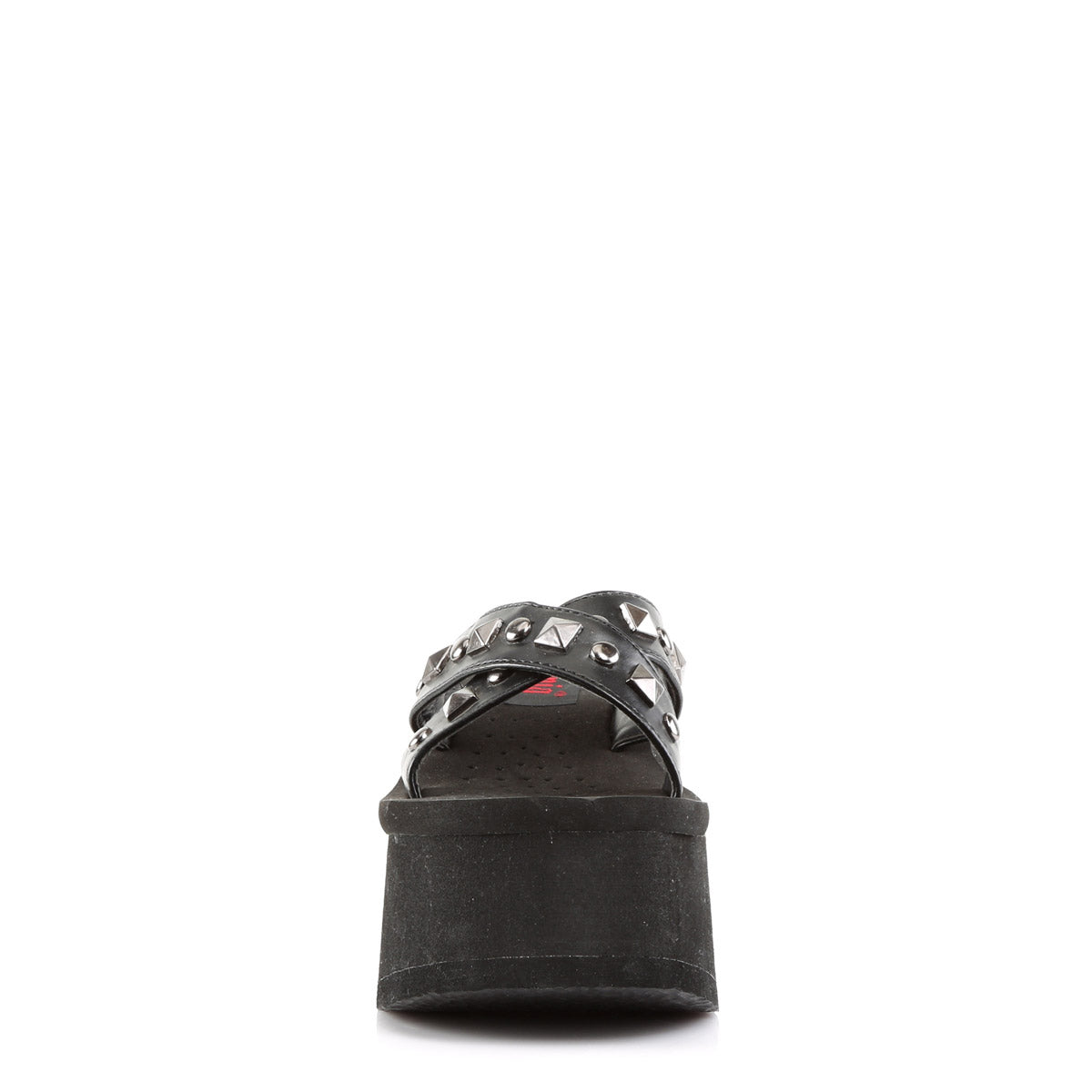 Demonia Punk Pyramid Studded Platform Slide Sandals for Women Secondary image