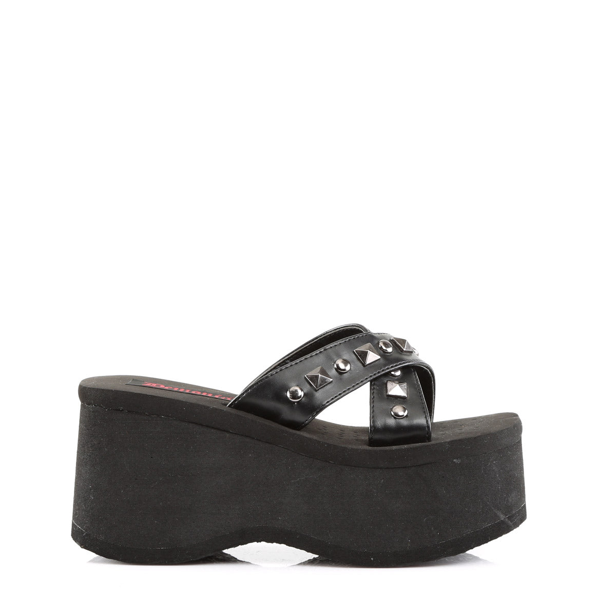 Goth Punk Pyramid Studded Slide Mule Sandals Platform Slippers Shoes Pleaser Demonia FUNN/29