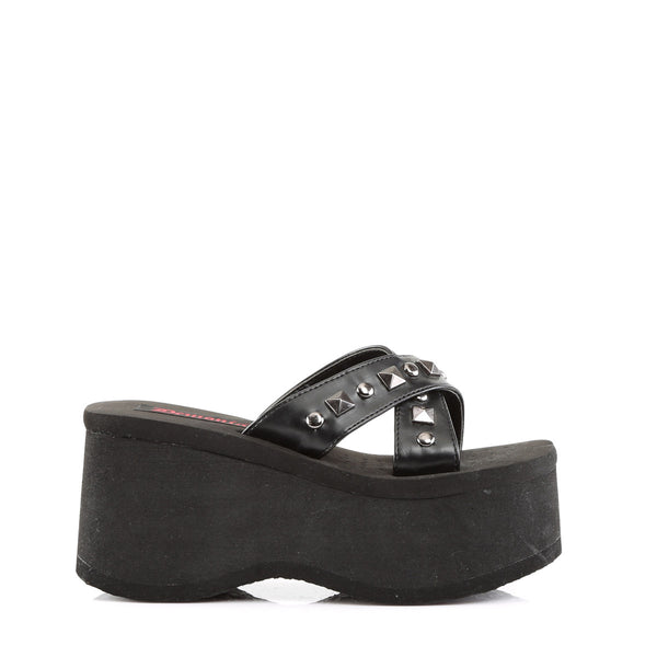 Goth Punk Pyramid Studded Slide Mule Sandals Platform Slippers Shoes Pleaser Demonia FUNN/29