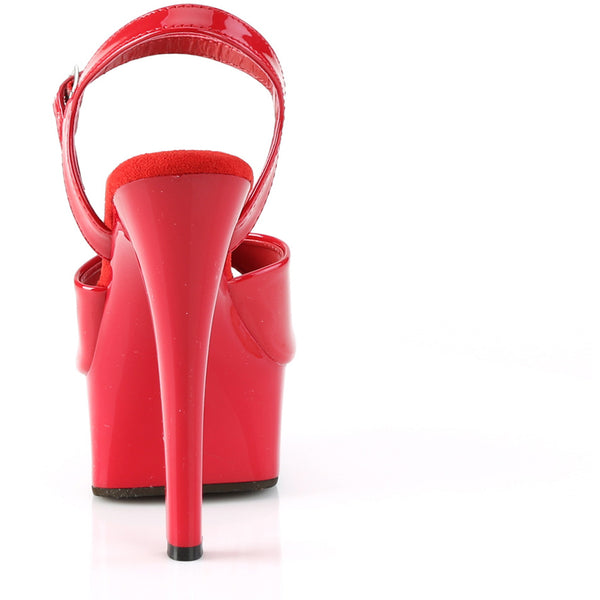6" Heel, 1 3/4" Pf Ankle Strap Sandal Pleaser  GLM609/R/M