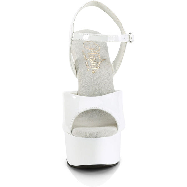 6" Heel, 1" Pf Ankle Strap Sandal Pleaser Pleaser GLEAM/609