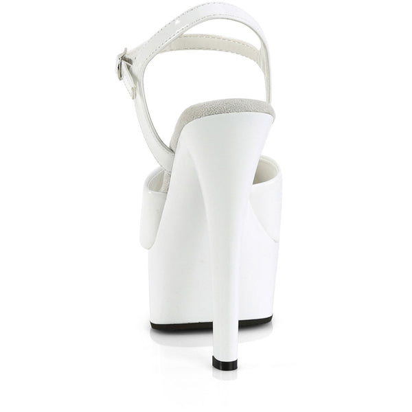 6" Heel, 1" Pf Ankle Strap Sandal Pleaser Pleaser GLEAM/609