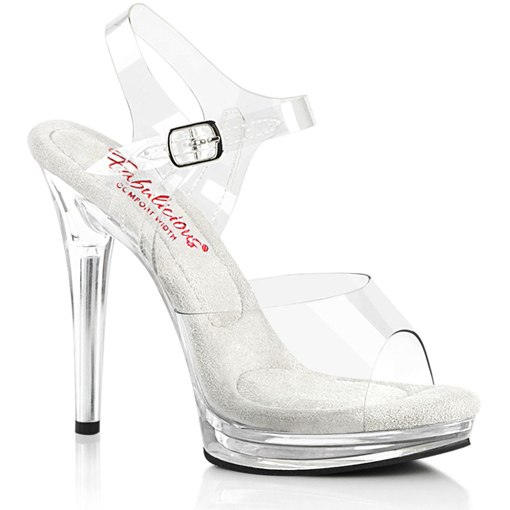 5" Heel, 1" Pf Ankle Strap Sandal Pleaser Fabulicious GLORY/508 Main image