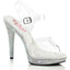 5" Heel, 1" Pf Ankle Strap Sandal Pleaser Fabulicious GLORY/508DM