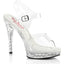 5" Heel, 1" Pf Ankle Strap Sandal Pleaser Fabulicious GLORY/508SDT