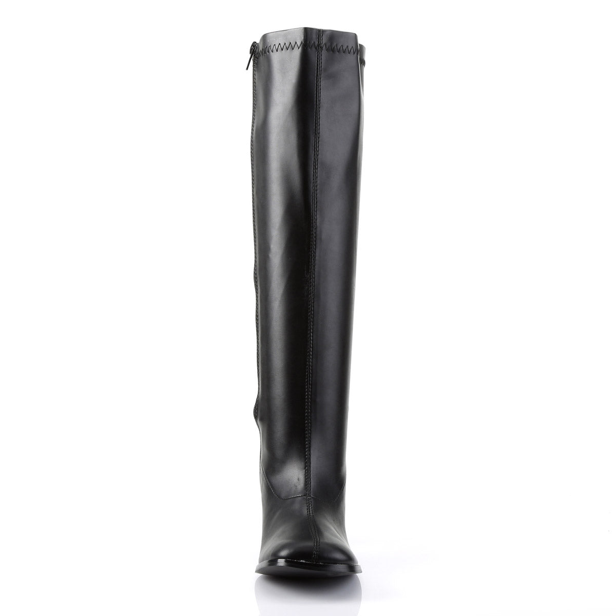 Sexy Block Heel Wide Width Knee High Side Zip Gogo Boots Shoes Pleaser Funtasma GOGO/300WC