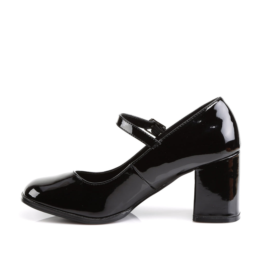 Sexy Instep Strap Mary Jane Block Heel Pumps Retro High Heels Shoes Pleaser Funtasma GOGO/50