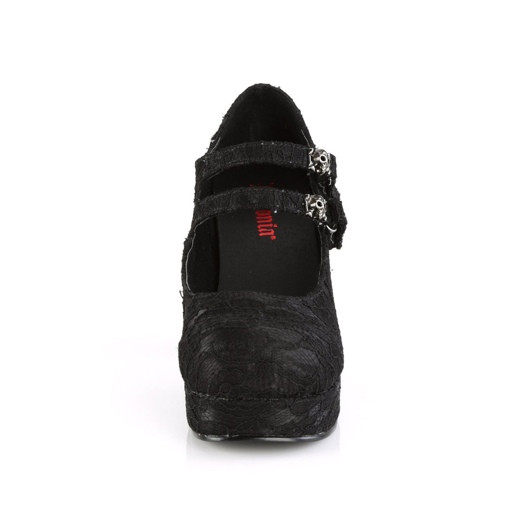 3 3/4" Heel, 1 1/4" PF  Maryjane Pleaser Demonia GOTHIKA/09