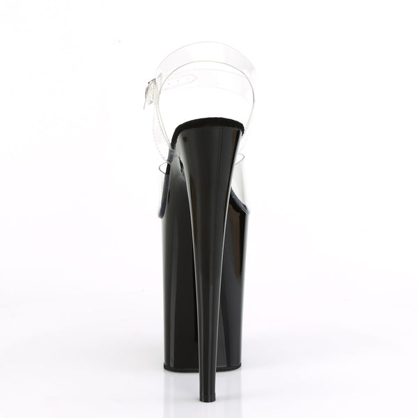 9" Heel, 5 1/4 PF Ankle Strap Sandal Pleaser Pleaser INFINITY/908