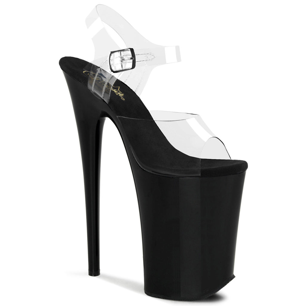9" Heel, 5 1/4 PF Ankle Strap Sandal Pleaser Pleaser INFINITY/908