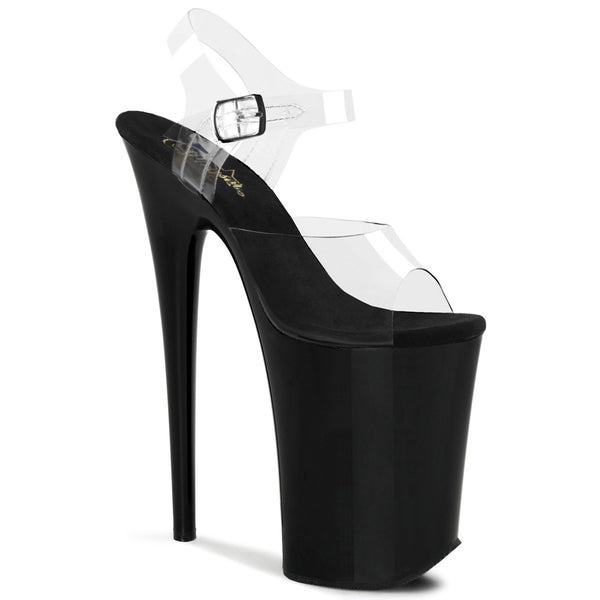 9" Heel, 5 1/4 PF Ankle Strap Sandal Pleaser Pleaser INFINITY/908