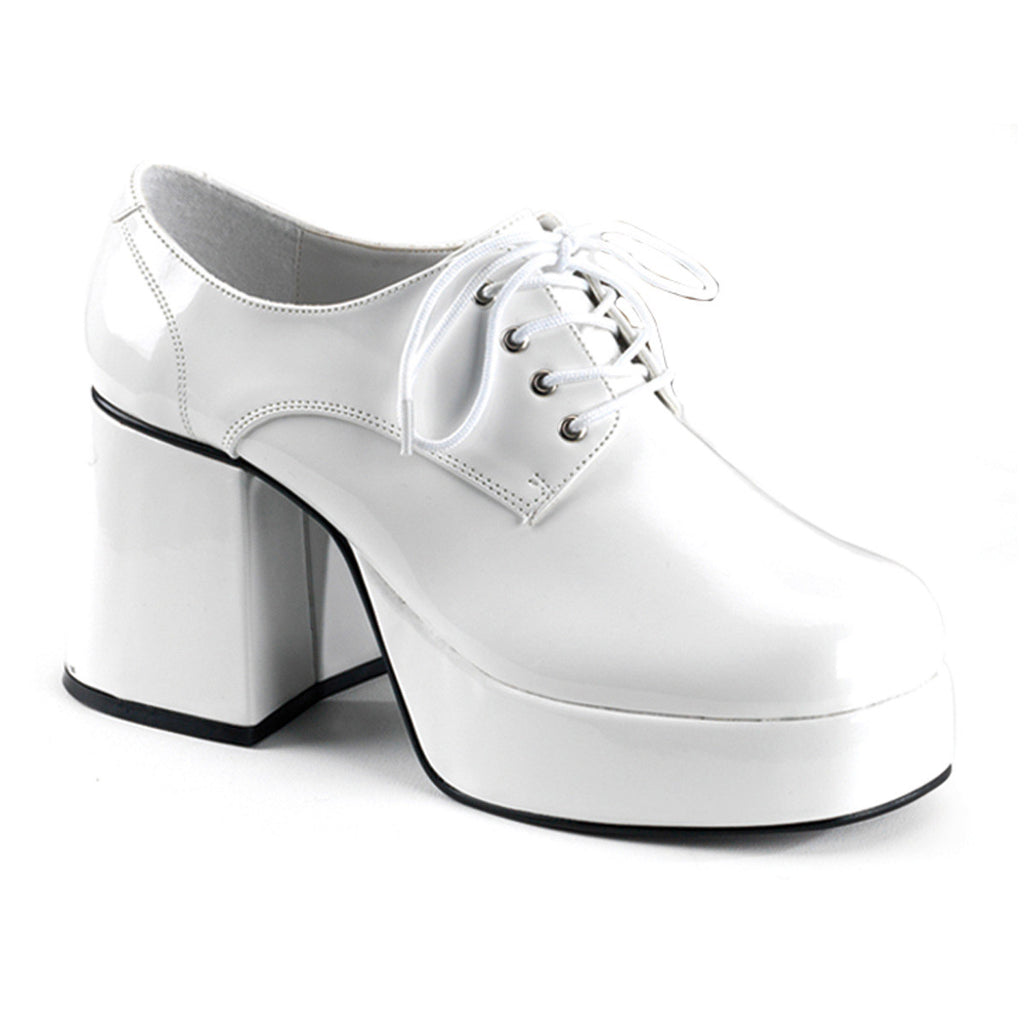 Groovy 70S Disco Dance Jazz Era Platform Blucher Block Heels Shoes Pleaser Funtasma JAZZ/02