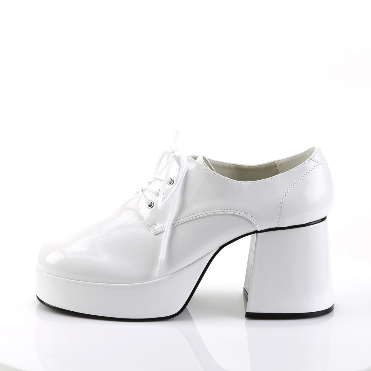 Groovy 70S Disco Dance Jazz Era Platform Blucher Block Heels Shoes Pleaser Funtasma JAZZ/02