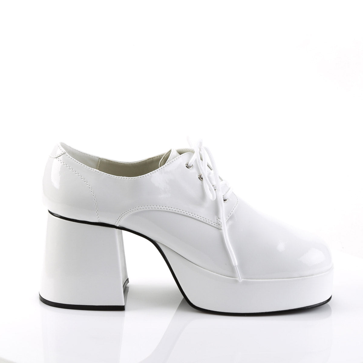 Groovy 70S Disco Dance Jazz Era Platform Blucher Block Heels Shoes Pleaser Funtasma JAZZ/02