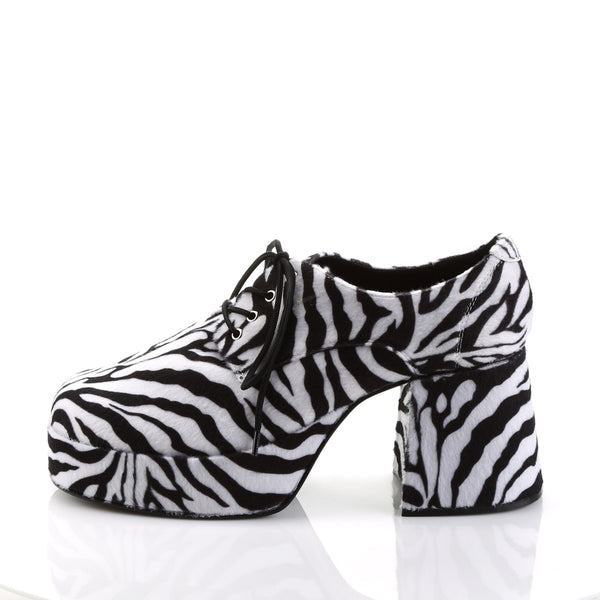Groovy 70S Disco Dance Jazz Era Platform Blucher Block Heels Shoes Pleaser Funtasma JAZZ/02