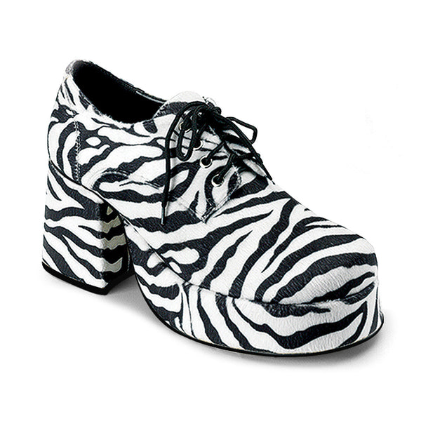 Groovy 70S Disco Dance Jazz Era Platform Blucher Block Heels Shoes Pleaser Funtasma JAZZ/02